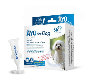 Anti-parasitic drops for treating internal and external parasites AYU FOR DOG