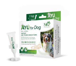 Anti-parasitic drops for treating internal and external parasites AYU FOR DOG