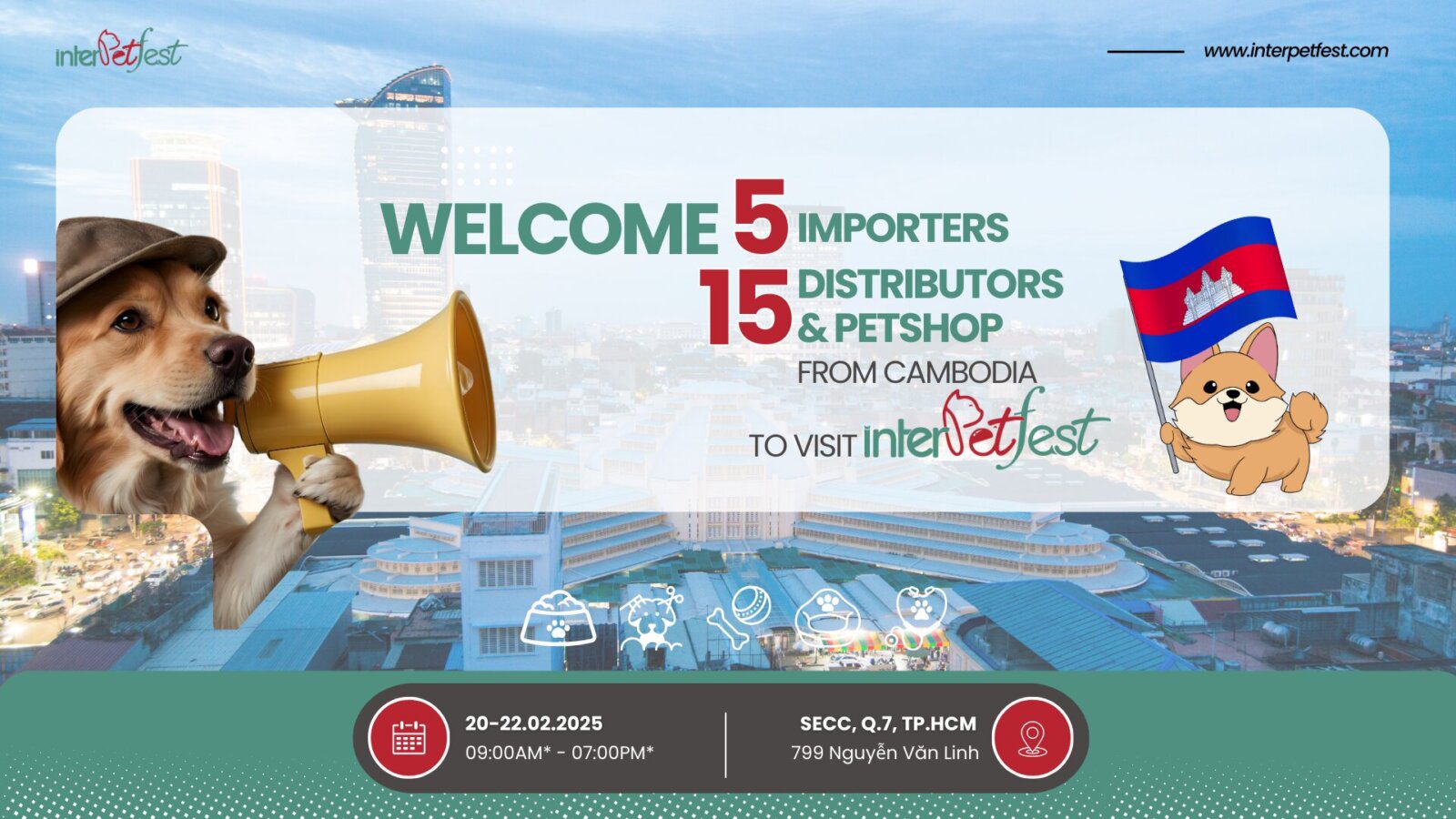 InterPetFestのカンボジアのバイヤー