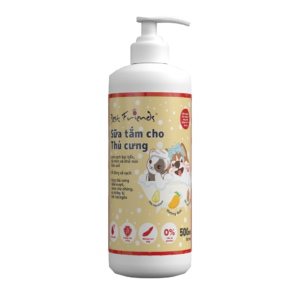 Dầu gội dưỡng tóc cho thú cưng Best Friends | 500ml – Hương xoài