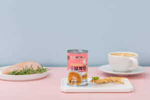 SÚP GÀ HẦM SÂM CHO MÈO