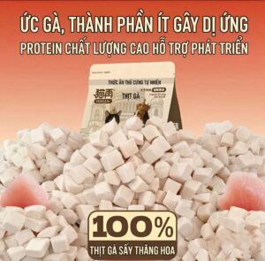 Thức ăn đông khô cho thú cưng